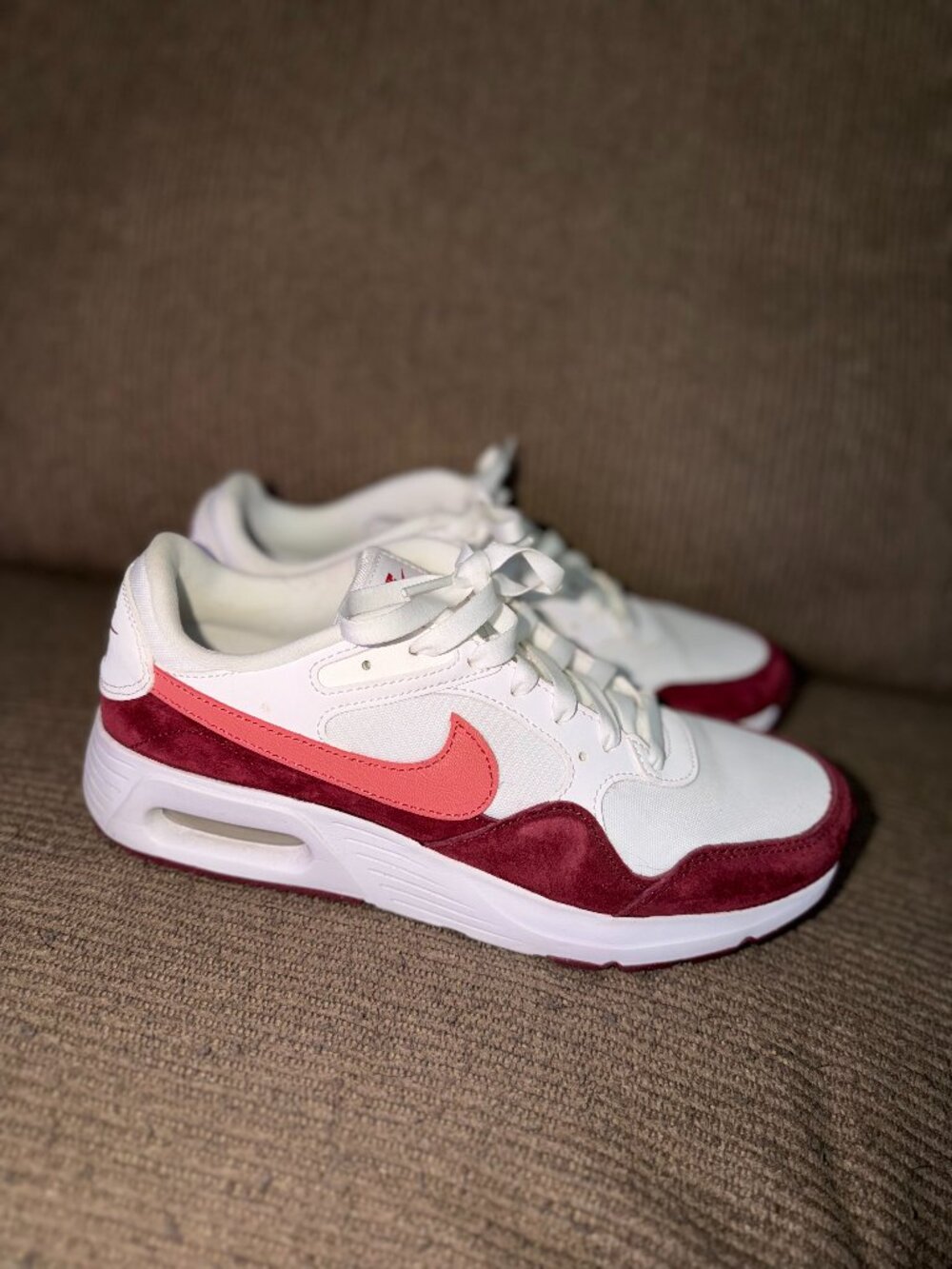 Nike Women's Air Max SC SE Shoes 'White/Team Red'